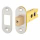 8mm Bolt Through Tubular Bathroom Deadbolt - 76mm Case - 57mm Backset - Radius - Satin Stainless