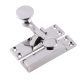 Quadrant Arm Sash Window Fastener - 72 x 20mm - Polished Chrome