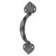 Gothic D-Bar Cabinet Pull Handle - 110mm Centres - Pewter