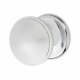 Marcus Polished Chrome Round Centre Door Knob - 81mm Rose Diameter