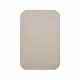Jumbo Adhesive Fixing Escutcheon - 75 x 50mm - Blank - Satin Stainless Steel