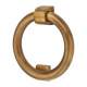 Marcus Ring Door Knocker - Antique Brass - 107 x 77mm
