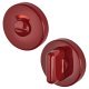 Nylon Bathroom Turn & Release with Indicator - 52mm Diameter - Rouge Red