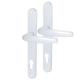 1530/3830N White uPVC Multipoint Door Handles - 140mm Bolt c/c - 92mm c/c - Atlanta Range