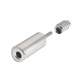 Bramah Rola Wooden Sash Window Stop - 31mm - Satin Chrome - 2 Body + 4 Inserts