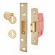 2100S StrongBOLT:2007 5 Lever Deadlock - 81mm Case - 57mm Backset - Polished Brass