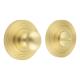 Inner 1 Turn & Release with Reeded Rose - 47mm Diameter - Satin Brass