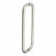 Polished Stainless Steel 19mm D-Bar Door Pull Handles - Back to Back - 305mm Centres