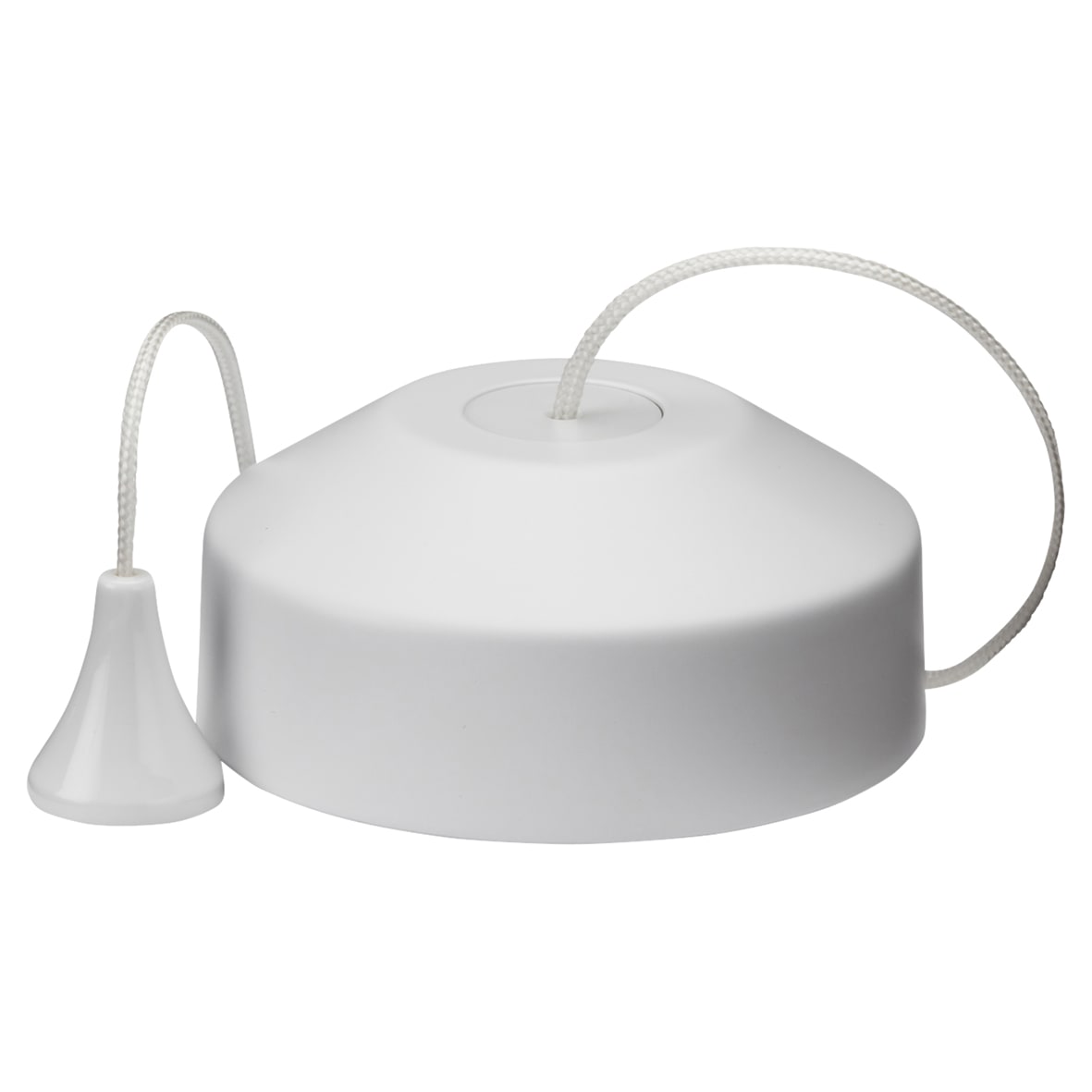 10AX 2 Way Pull Cord Switch - Matt White