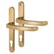 Hardex Gold uPVC Extended Multipoint Door Handles - 92mm c/c - Balmoral Range