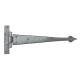 Arrow Head Door Tee Hinge - 457 x 127mm - Pewter