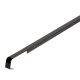 630mm Aluminium Worktop Straight Butt Joint - 30mm Worktop Thickness - Black