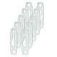 Keyhole Hanging Plate - 46 x 14mm - Zinc Plated - Pack of 10