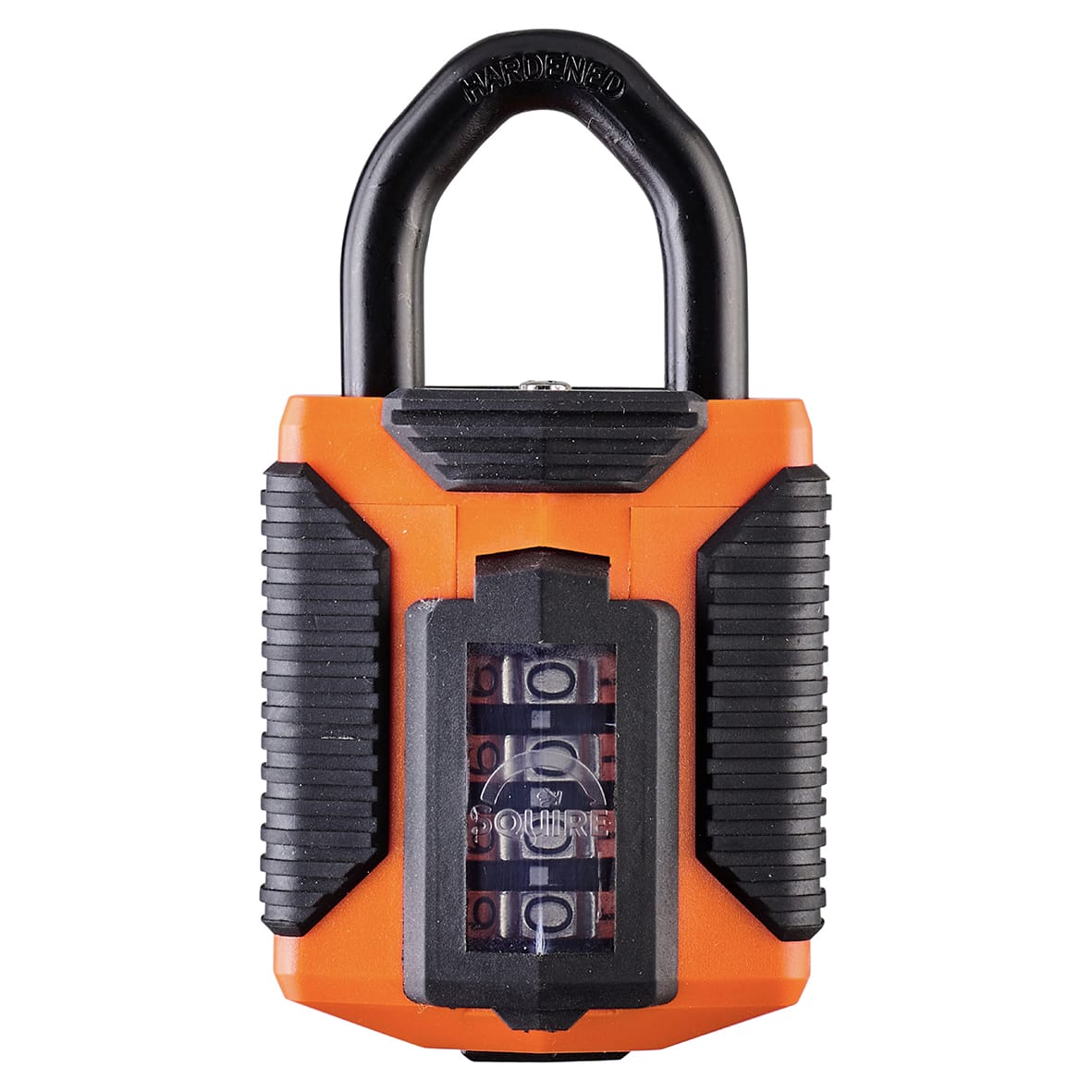 All Weather Combination Padlock - 50mm Body - 23 x 22mm Shackle - Orange