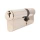 5 Pin 95mm Euro Double Cylinder - 40 + 55mm - Polished Nickel - Keyed to Differ