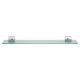 Chester Glass Shelf - 590 x 132.5mm - Polished Chrome