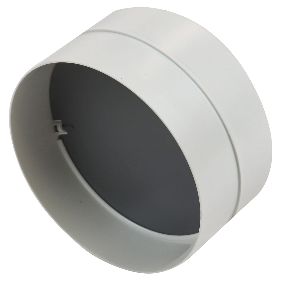 Plastic Ducting Connector with Back Draft Damper - 4"/100mm