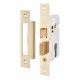 Contract Bolt Through Euro Profile Sashlock - 65mm Case - 44mm Backset - Polished Brass