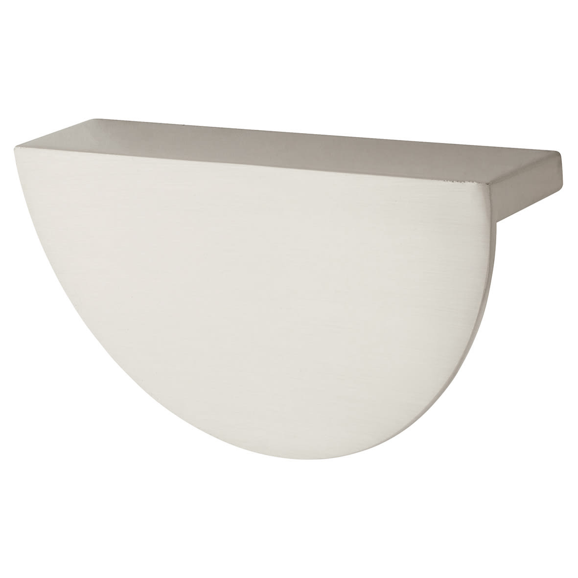 Otley Cabinet Finger Pull Handle - 96mm Centres - Satin Nickel
