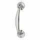 Victorian Polished Chrome Bow Door Pull Handle - Screw Fix - 150 x 35mm
