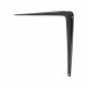 London Pattern Shelf Bracket - 250 x 200mm - Black