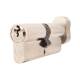 1 Star 6 Pin Kitemarked 80mm Euro Thumbturn Cylinder - 40mm Turn + 40mm - Polished Nickel
