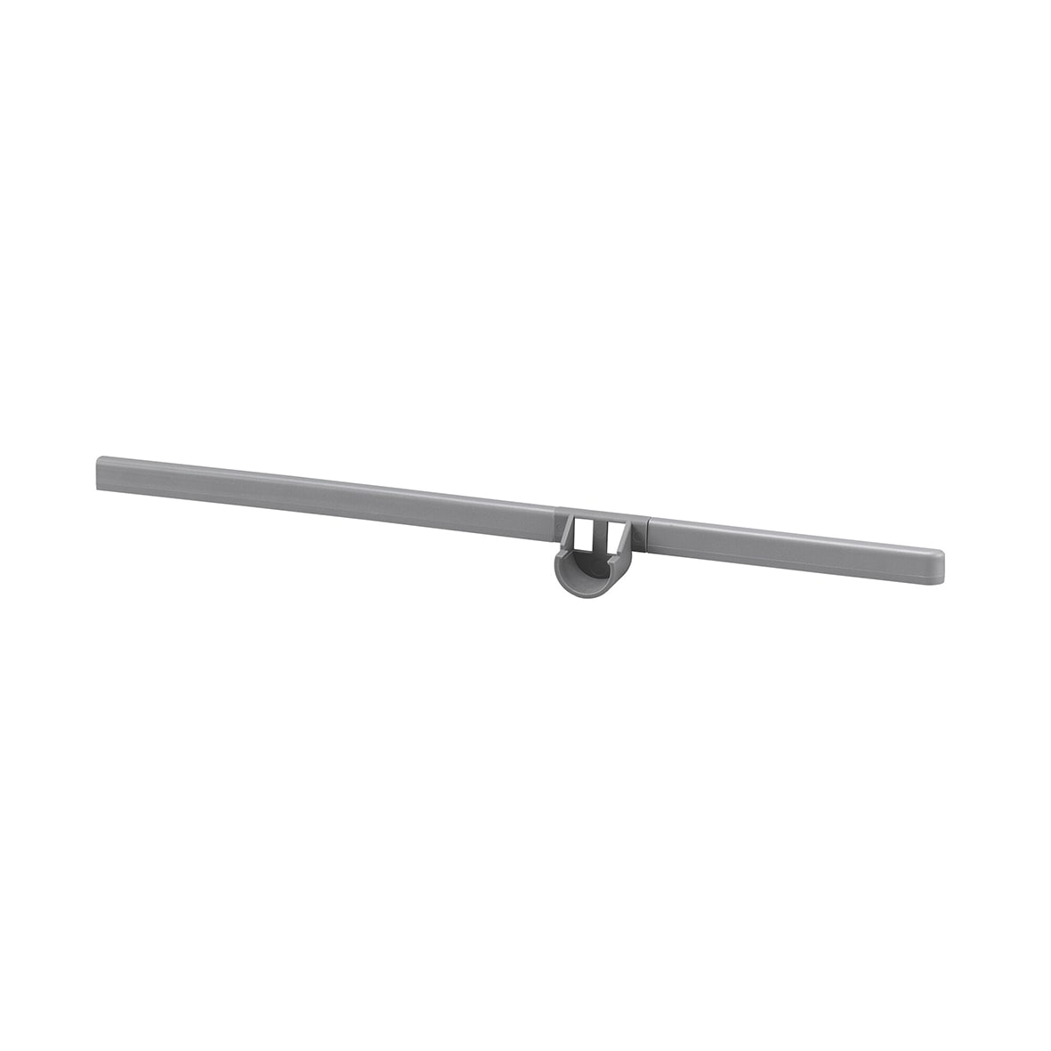 Top Track System - Click In Bracket Cover & Rail Holder - 420mm Length - Left - Platinum
