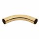 51mm Solid Brass 90° Curved Radius Elbow - Polished