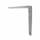 Aluminium Shelf Bracket - 200 x 250mm - Silver