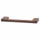 9mm Slim D-Bar Cabinet Pull Handle - 96mm Centres - Antique Copper