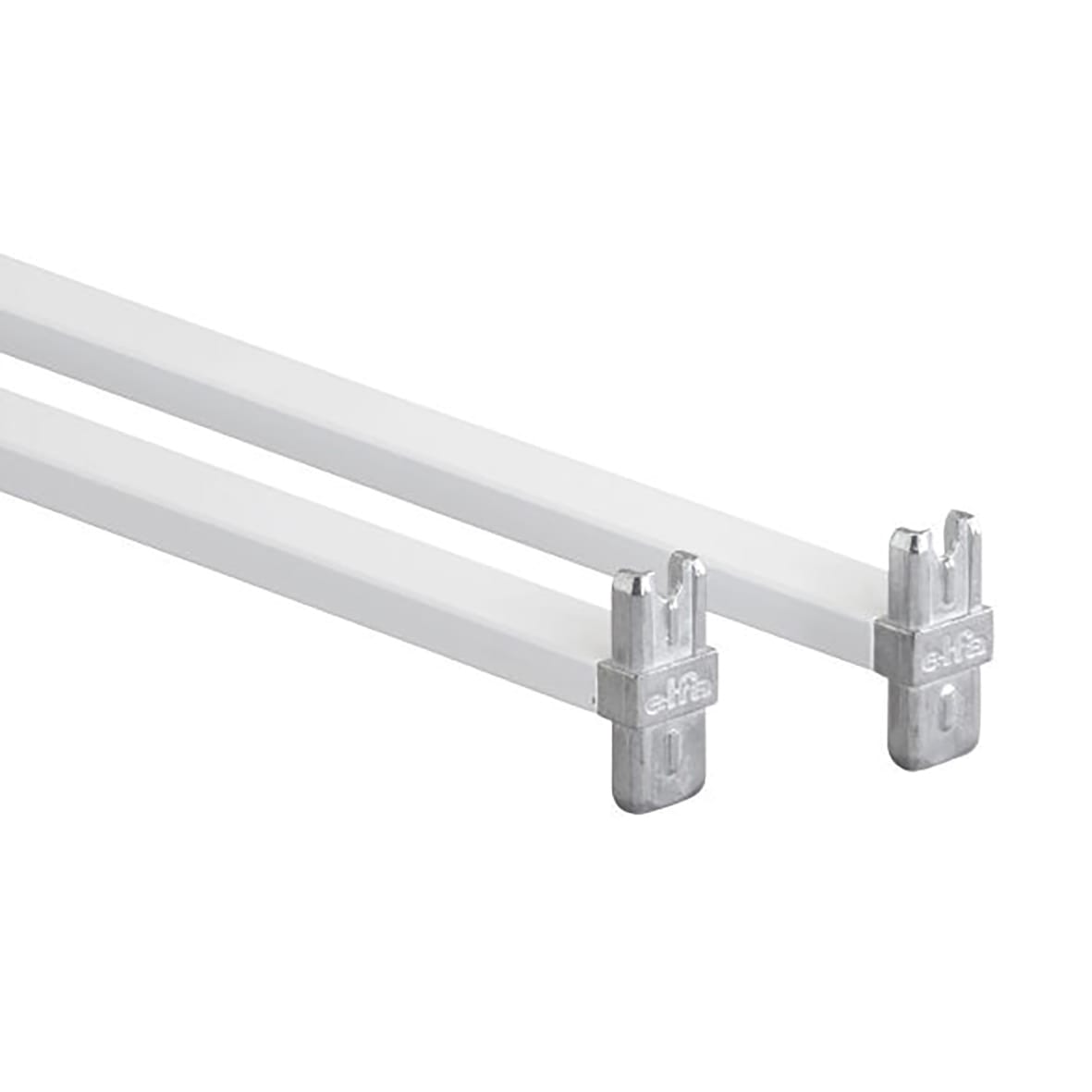 Drawer Basket Tower - Top Only Crossbars - 450mm Width - White - Pair