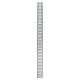 Raised Bookcase Strip - 1829 x 24mm - Satin Chrome Plated (On Solid Brass)