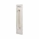 Satin Stainless Steel 19mm D-Bar Door Pull Handle on Plate - PULL - Screw Fix - 500 x 125mm