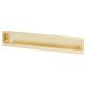 Alton Rectangular Flush Cabinet Pull Handle - 177 x 33mm - Satin Brass
