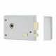 Rim Lock with Snib - 105 x 80mm - Satin Chrome