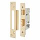 Architectural Bolt Through Euro Profile Sashlock - 65mm Case - 44mm Backset - PVD Brass