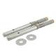 Floating Shelf Support Concealed Fixings - 100mm Bar Length - Pack of 2