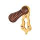 Covered Beehive Escutcheon - 57 x 25mm - Keyhole - Rosewood