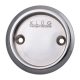 Round Screw Fixed Flush Handle - 63mm Diameter - Polished Chrome
