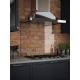 Screw Fix Glass Kitchen Splashback - 750 x 900mm - Clear