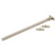 Iris Reeded Casement Window Stay - 8"/200mm Length - Satin Nickel