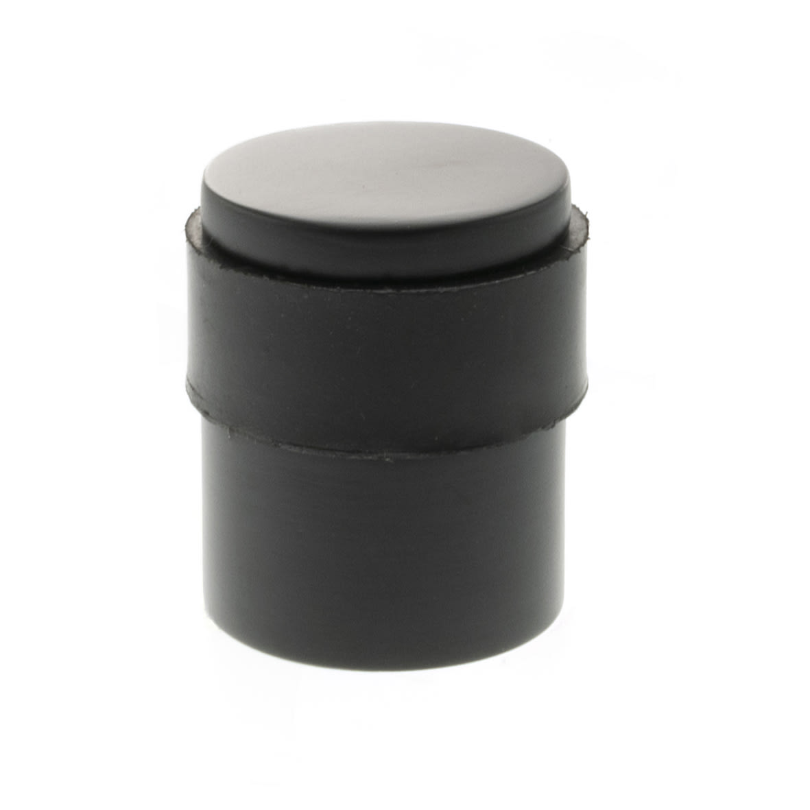 Cylinder Floor Door Stop - 38.5 x 35mm - Matt Black