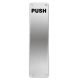 Stainless Steel Finger Plate - Push - 300 x 75 x 1.5mm - Polished