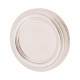 Covered Escutcheon - 42mm Diameter - Keyhole - Satin Nickel