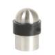 Commercial Floor Mounted Door Stop - 50 x 30mm - Polished Stainless Steel