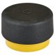 Nylon Floor/Wall Mounted Door Stop - 32 x 20mm - Golden Yellow