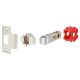 Smartlatch Privacy Tubular Latch - 70mm Case - 57mm Backset - Polished Chrome