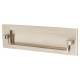 Postal Knocker Letter Plate - 254 x 78mm - Satin Nickel