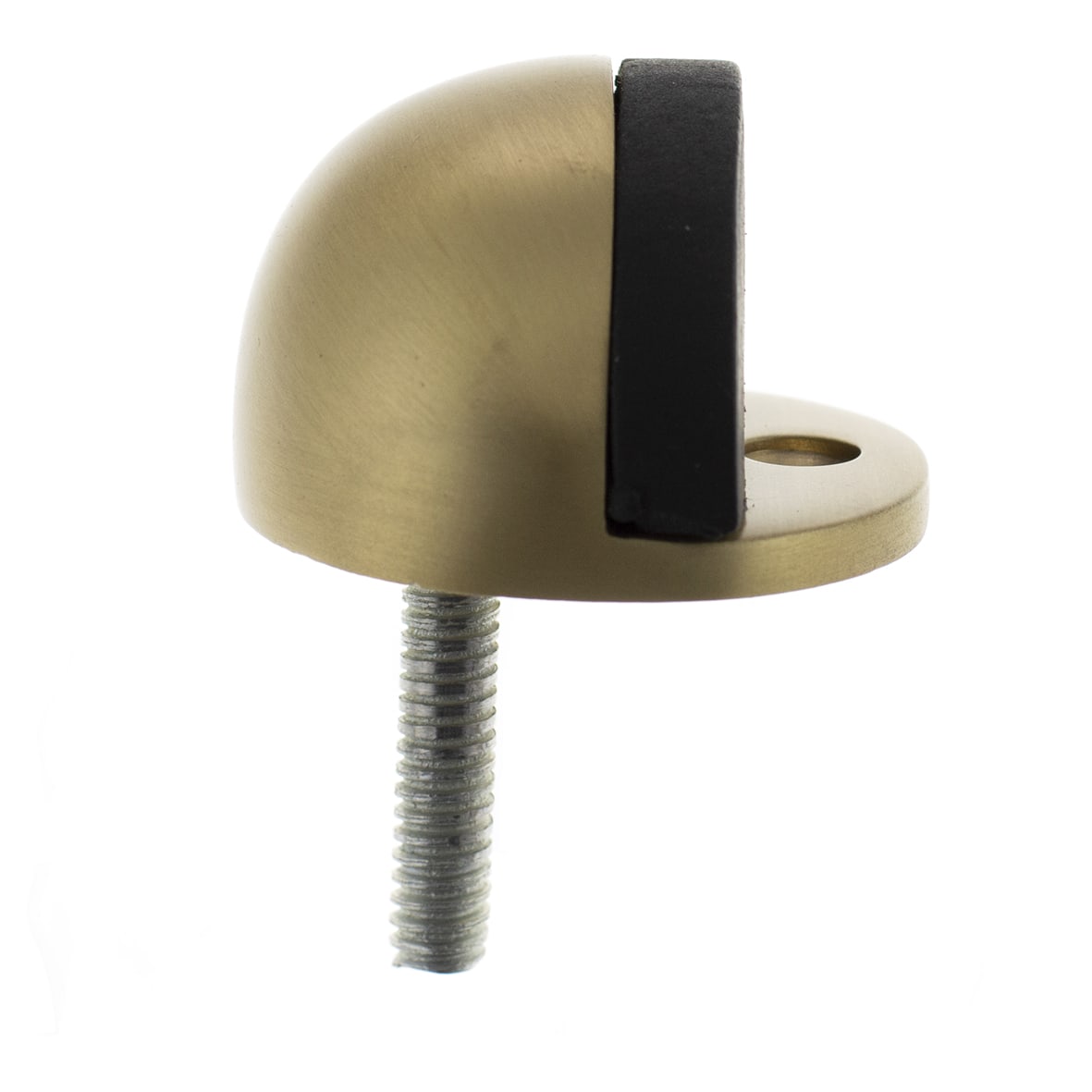 Half Moon Floor Door Stop - 26 x 40mm - Satin Brass