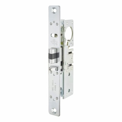 4720 Screw Cylinder Deadlatch - 38.1mm Backset - 54.4mm Case - For Timber - Zinc Plated